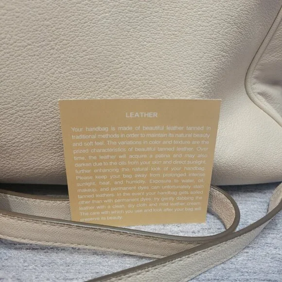 MICHAEL Michael Kors Knox Large Satchel- Vanilla